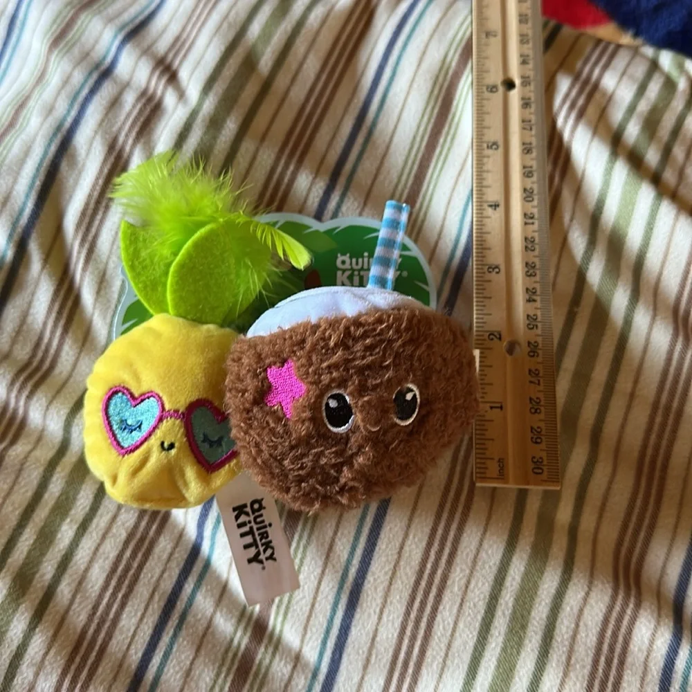 Quirky Kitty Purrfect Pina Colada Catnip Cat Toys
